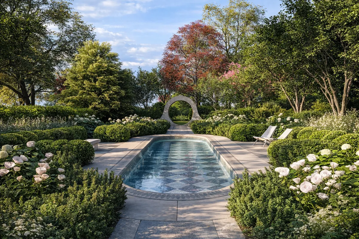 Private Garden in Southampton — landscape design in Southampton, NY