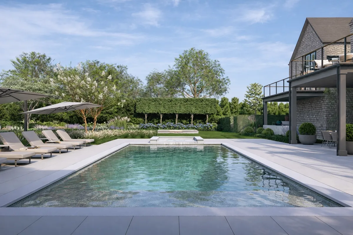 Residence in Bridgehampton, NY — landscape design in Bridgehampton, NY